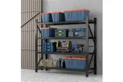 Giantz 2Mx1.8M Garage Shelving Warehouse Rack Pallet Racking Storage Shelf Black