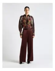 [Cue] Mocha Chateau Long Sleeve Shirt in Mocha