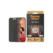 PanzerGlass Privacy Ultra Wide Fit Screen Protector with EasyAligner for iPhone 15