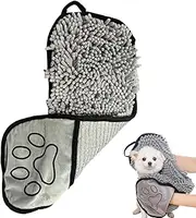 JIEBWCHA Pet Grooming Towel | Soft Dog Towel Bath Robes | Puppy Washing Pet Robes Quick Drying Cloth for Cleaning Glass Window Doors Washing Cars