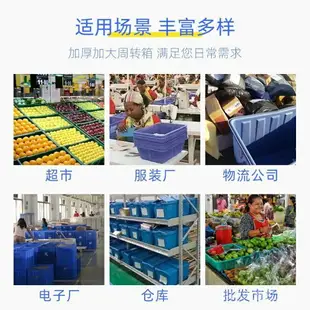 【全店滿599配送】塑膠汽配EU箱加厚週轉箱物流箱五金收納零件盒膠筐物料盒過濾盒子 收納盒 零件收納 元器件收納盒 熱賣600