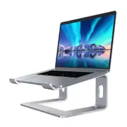Nevenka Laptop Desk Stand Metal Holder for 10 to 15.6 Inches Macbook Notebook-Sliver