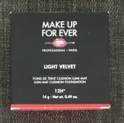 MAKE UP FOR EVER Lumi-Mat Cushion Foundation Light Velvet Y245 Soft Sand NEW