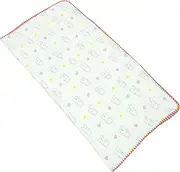 HAMPPLIES Swaddle Wrap Blanket Soft Cotton Receiving Blanket for Crib Pram Stroller and Sofa Lightweight Breathable for Travel Cuddling Shower Present