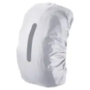 65-75L Waterproof Backpack Rain Cover with Vertical Strap XL Silver Tone