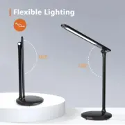 ALUOCYI Adjustable Touch Controlled Black Desk Lamp Dimmable Fast Shipping NIB