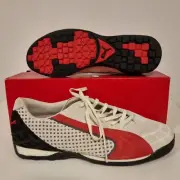 US 9 - Puma V-Team Suede-S.C.#10140202- whisper white-high risk red-smoked pearl