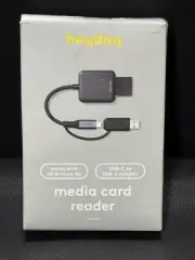 Heyday 90MB/s Card Reader USB-C-USB-A Adapter