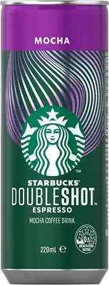 Starbucks Double Shot Mocha Drink, 220 Ml (Pack of 12)