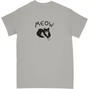 Meow Skateboards Cross Paw Men's Short Sleeve T-Shirt - Large