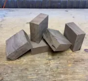 Claro Black Walnut Bowl Blanks FIVE(5) 5" Pieces KILN DRIED Lathe Block Stock