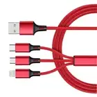 For Galaxy A03S Power Cord 3-in-1 USB Cable Charging Wire USB-C Sync