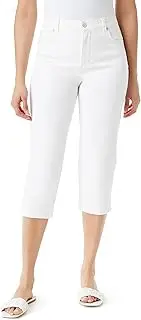 [Gloria Vanderbilt] Women's Amanda Capri with High Rise Straight Standard
