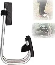 Knee Seat for Gardening, Strap on Kneeling Device for Garden, One Leg Kneeling Brace with Seat, Labor Saving Tools for Farm Work, Super Cozy Improve Work Efficiency(Black)