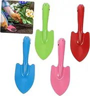 HANABASS 4Pcs Small Iron Garden Shovels Ergonomic Soil Digging Tools for Plants Durable Gardening Supplies for Use