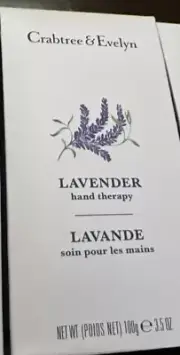 Crabtree & Evelyn Lavender Hand Therapy 3.5 oz. New