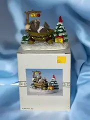 Charming Tails Babys First Christmas Mouse Figurine Fitz Floyd Signed New Box
