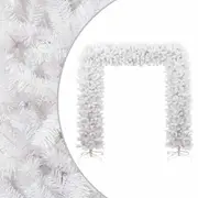 Christmas Tree Arch White 240 cm vidaXL