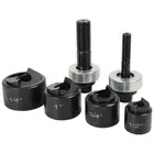 AMZCNC Manual Knockout Punch Driver Kit for 1/2inch to 1-1/4inch Electrical Cond