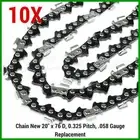10XChainsaw Chains 20" 76DL,0.325 Pitch,0.058 Gauge Baumr-AG/BBT/BAUS/RAIDEN/MTM