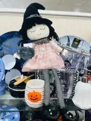 Bella Lux Halloween Fancy Witch Shelf Sitter