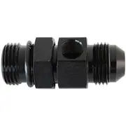 -8Orb To -8AN With 1/8" Port Black