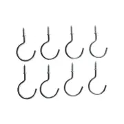 Everhang 28mm Zinc Plated Cup Hook - 8 Pack