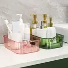 Space Saving Cosmetics Storage Box Plastic Sundry Storage Basket for Home