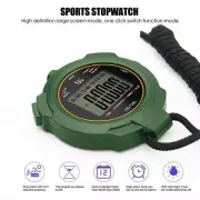 Sports Stopwatch Digital Handheld Sports Stopwatch Light e Code Tabl PAU- H9T5