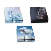 OFFICIAL SIMONE GATTERWE ART MIX VINYL STICKER SKIN DECAL FOR SONY PS4 CONSOLE