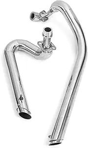 Gjsgjy for Yamaha for Drag Star for V-Star for XVS650 for XVS400 Motorcycle Full Muffler Exhaust System Pipe Drag Pipes Kit Accessories Motorcycle Exhaust Muffler
