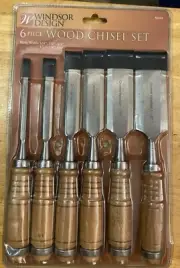 Windsor Design 6pc Wood Chisel Set: 1/4", 1/2", 3/4", 1", 1-1/4" & 1-1/2" #56364