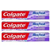 Colgate Max Fresh Knockout Gel Toothpaste, 2.5 Ounce Pack Of 3