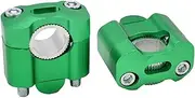 Handlebar Riser Motorcycle 22mm 28mm 7/8" Handlebar Riser Fit for Motocross Fit for ATV Dirt Bike Fit for Yamaha Fit for Kawasaki Suzuki Etc Handlebar Clamp(Green)