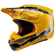 Supertech S-M10 Ampress Helmet Ece 22.06 Black Yellow Glossy