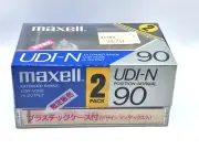 MAXELL UDI-N 90 2PACK Japan Blank Audio Cassette Tape (Sealed) NEW