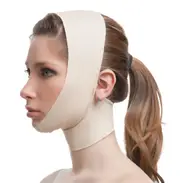Isavela Unisex Chin Strap w/Full Neck Support - Beige