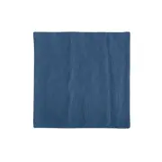 J Elliot Home Laken River Blue Embroidered Cotton Cushion Cover 43 x 43cm