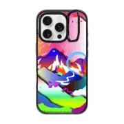 iPhone 16 Pro Impact Ring Stand Case MagSafe Compatible I Love Nature
