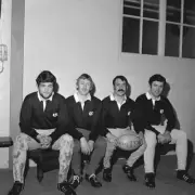 Scotland's Four Reserve Players For The Calcutta Match 1971 OLD RUGBY PHOTO