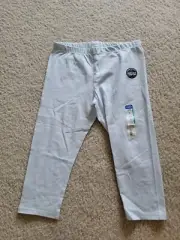 Girls Arizona Jean Co. Capri Pants Size 16 XL Subtle Blue Glitter Stretch