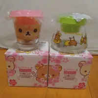 在飛比找蝦皮購物優惠-7-11 Rilakkuma 拉拉熊 立體公仔多用途玻璃杯 