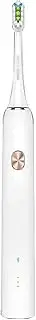 UOOD Electric Toothbrush for Adults with 4 Modes 4 Hours’ Charge Lasts 30 Days’ Use, 2 Mins Smart Timer and 3 Brush Heads Powerful Cleaning Function (Color : White)