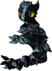 Cute Pocket-Sized Dragon - Posable Dragon Collectible, Adorable Desktop Companion | Articulated Dragon Model with Crystal Design, Artificial Crystal Dragon Home Decor for Birthday, Holiday