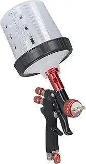 Professional Aluminum Alloy Body Stainless Steel Head Amplitude Adjustable Car Air Spray Gun for Auto Parts Woodworking Home Decoration