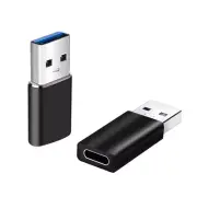 USB-A Male to USB-C Female Adapter USB 3.0 Converter for Charging and Data Sync