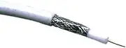 VoltShine TV coaxial Cable - 25 m Cable, Perfect for Antenna Connections, Flexible and Durable, Designed to Transmit Quality Television Signal