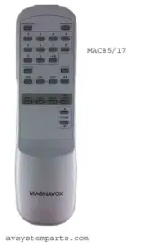 MAGNAVOX/Philips Remote Control MAS85/17 W0509 HiFi Three Disc CD System