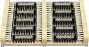[TOMVAES] Boot Scrubber,Shoe Cleaner Brush,Flat Door Scrubber Mat,Outdoor Shoe Scraper Cleaner Brush,Multifunction Boot Scraper,for Removes Snow,Sand,Mud