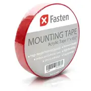 XFasten Double Sided Acrylic Mounting Tape Removable, Clear, 1-Inch x 450-Inc...